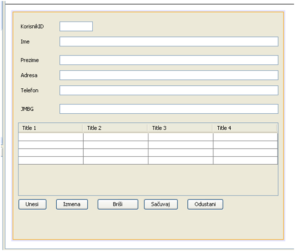Graphical User Interface. Creating netbeans forms. Example - CD club