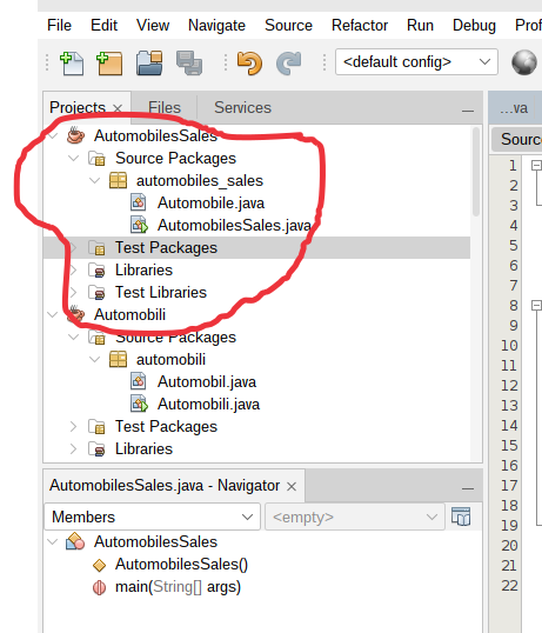 Objects in java examples-Automobiles Sales Application-tab Projects