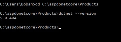 Asp.net core-Checking which dotnet core version is installed: